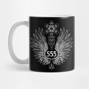 Angel Number 555 Sacred Geometry Mug